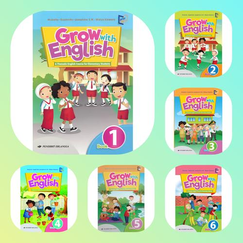 Jual BUKU GROW WITH ENGLISH Kelas 1 2 3 4 5 6 SD K2013 PENERBIT ...