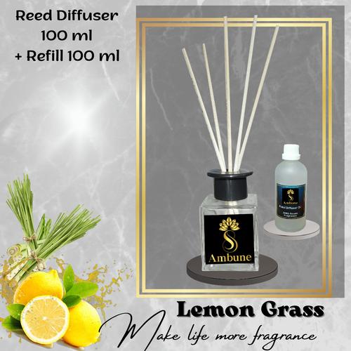 Jual Lemon Grass Reed Diffuser 100 ml Pengharum ruangan Ambune - Reed ...
