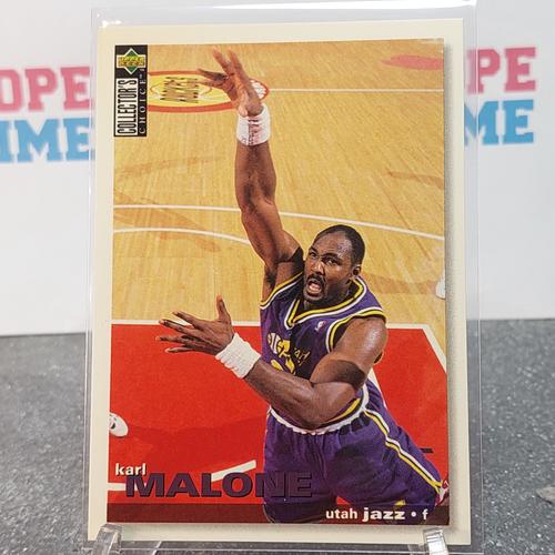 Karl Malone Black わざとらしい Diamond Upper Deck