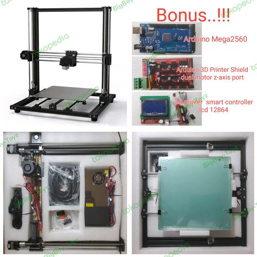 Jual 3D Printer FRAME Kit 300x300x350 for DIY Arduino 3DPrinter