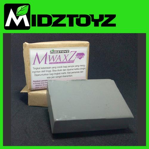 Gambar MwaxZ modeling & sculpting wax HARD / Keras kecil 100g - Abu-abu dari Midztoyz Jakarta Timur Tokopedia