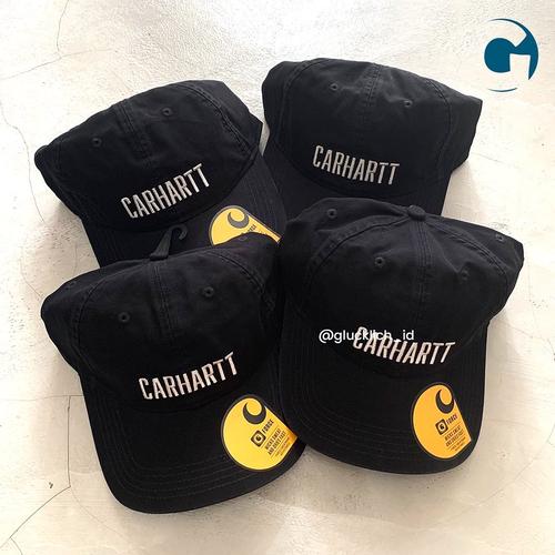 Jual Carhartt, Script Graphic Cap Black 
