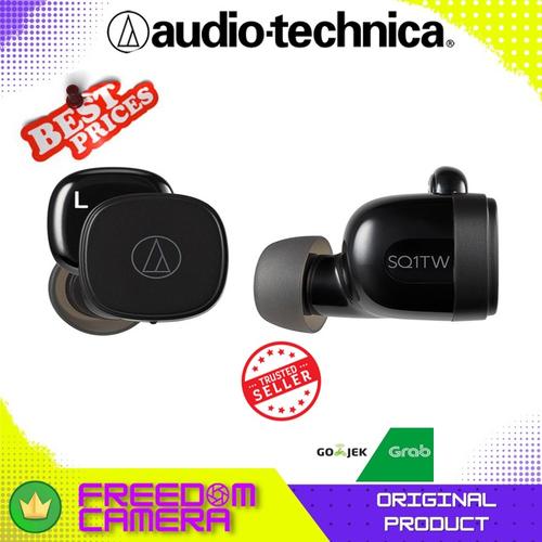 Jual AudioTechnica ATHSQ1TW True Wireless InEar Headphones Black