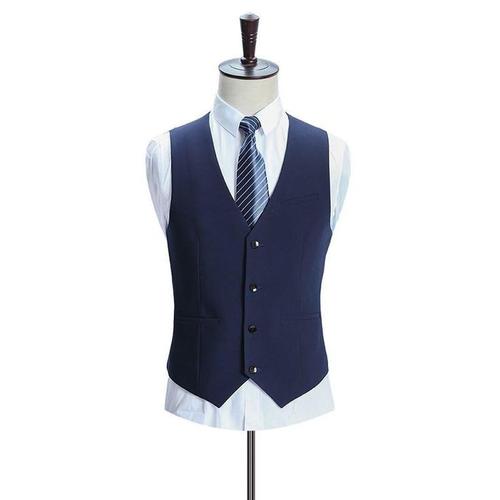 NRUC】EAMES VEST NAVY Octa（Jual VEST / ROMPI PRIA NIKAYU SLIMFIT 