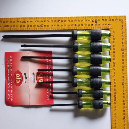 Jual ATS Obeng IMPACT 7 PCS GO THRU SCREWDRIVER SET 7PCS tekiro ...