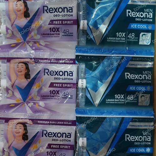 Jual Rexona men women deo-lotion renteng sachet isi 12 - Man - Kota ...