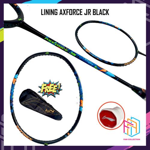 Jual New Lining Axforce JR Raket Badminton Original - BLACK, PAKET 2 BG ...