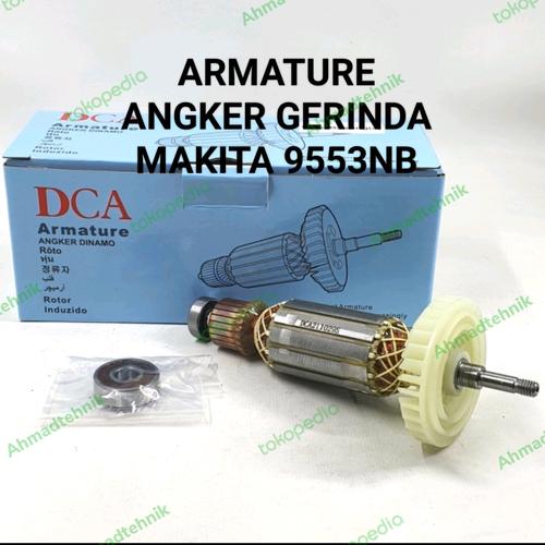 Rotor/Ancre De Remplacement Pour Meuleuse D'angle Makita - Avec Ventilateur 55 Mm - Compatible Modèles 9558-NB, 9557-HN, Etc.