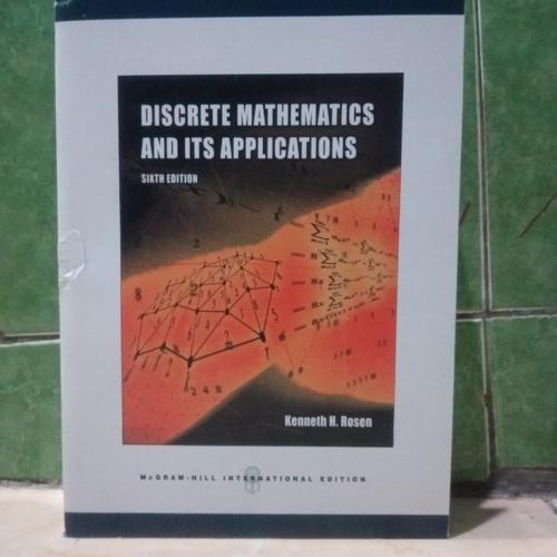 Jual discrete mathematics and its applications sixth edition oleh ...