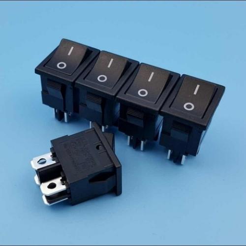 Jual Switch Karaoke On Off 4 kaki / Saklar On Off 4 pin Hitam - Lampu ...