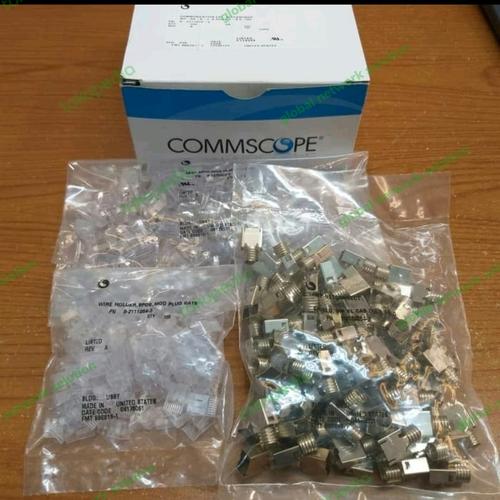 Jual konektor rj 45 cat 6 amp commscope / connector cat 6 amp commscope ...