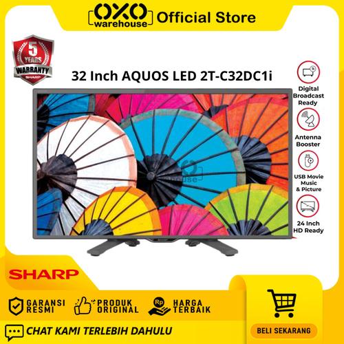 Jual TV DIGITAL LED SHARP 32 INCH 2TC32DC11 ORIGINAL GARANSI RESMI