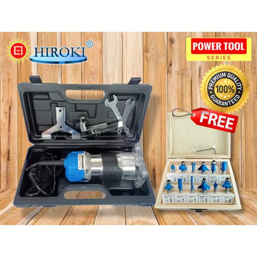 Jual Promo Mesin Profil Bor TRimmer HIROKI 370 Wood Router Kayu serut ...