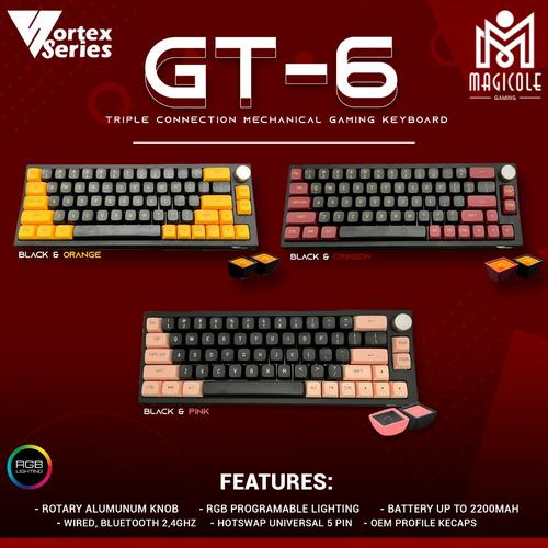 Jual VortexSeries GT-6 Wireless Mechanical Gaming Keyboard