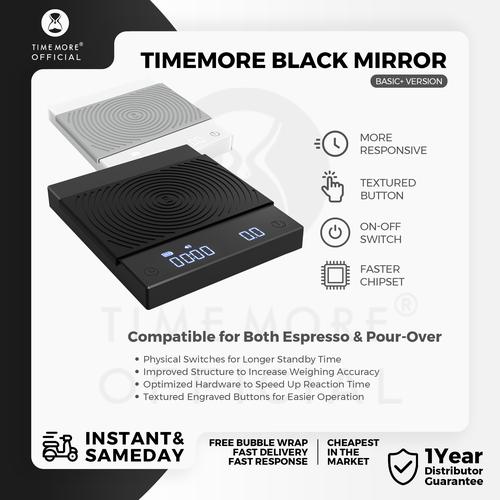 Jual Timemore Black Mirror Basic + Plus Digital Coffee Scale Timbangan
