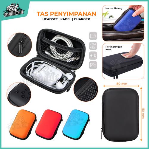 Promo Pouch Headset Multifungsi Dompet Tempat Penyimpanan Earphone