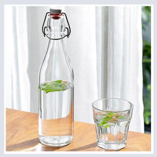 Jual Botol Beling Kaca Tutup Kait Swing Lid Kedap Udara 1 Liter 250 ml ...