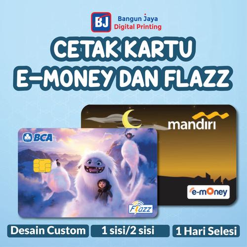 Jual Cetak kartu E-Money / E-Toll / Flash Custom - 1 SISI, EMONEY ...