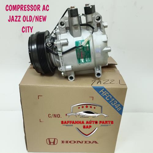 Jual COMPRESSOR KOMPRESOR AC HONDA JAZZ LAMA NEW CITY 2004 OEM GARANSI