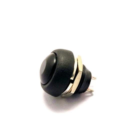 Jual PBS-33B black 12mm waterproof momentary on off push button switch ...