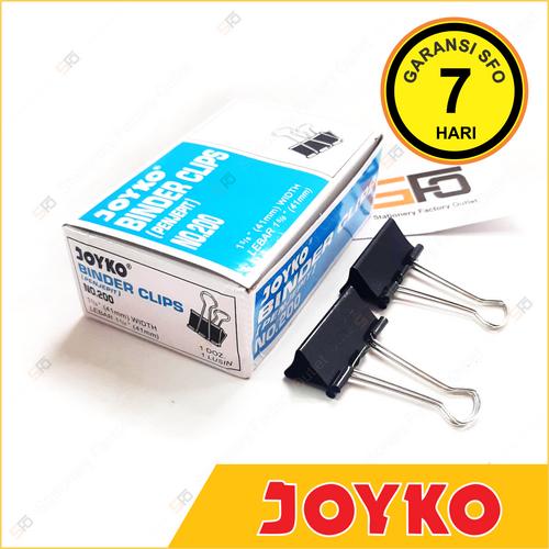 Jual Binder Clip Joyko No. 200 Kota Semarang Stationery F.O