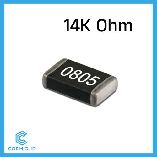 Jual Resistor 14K 0805 SMD 14 K Ohm 14 KiloOhm Kilo Ohm SMD0805 - Kab ...