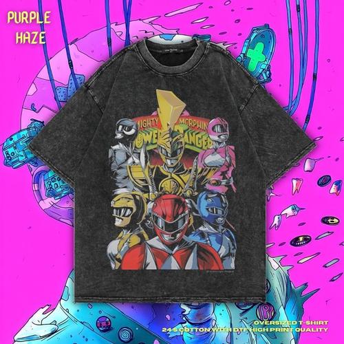 Jual Power Rangers T-shirt|oversized|stone wash|kartun comics|vintage ...