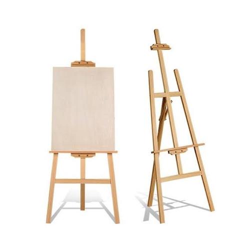 Jual stand lukis stand pigura foto wedding easel kayu tripod kayu 154