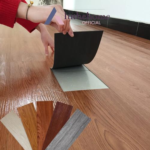 Jual Stiker Lantai Vinyl Wallpaper Dinding Parket Motif Kayu Premium