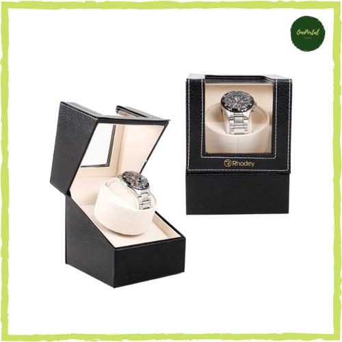 Promo Watch Winder Single Head 1 Slot Kotak Winding Display Jam Tangan