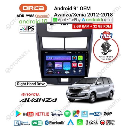 Jual Headunit Android Orca CarPlay 9 Inch OEM Avanza 2012-2018 Ram 2/32 ...