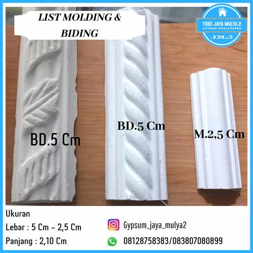 Jual LIST GYPSUM BIDING & LIST GYPSUM WALL MOULDING - BIDING TAMBANG2 ...
