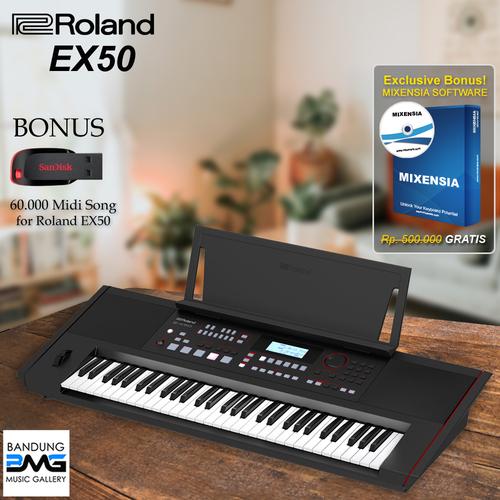 Jual Roland EX50 Arranger Keyboard / EX50 / EX 50 Garansi Resmi Kota Bandung Bandung Music
