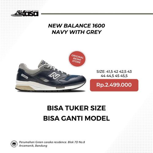 Tokopedia New Balance 1600 Grey Sepatu Sneakers Pria New Balance