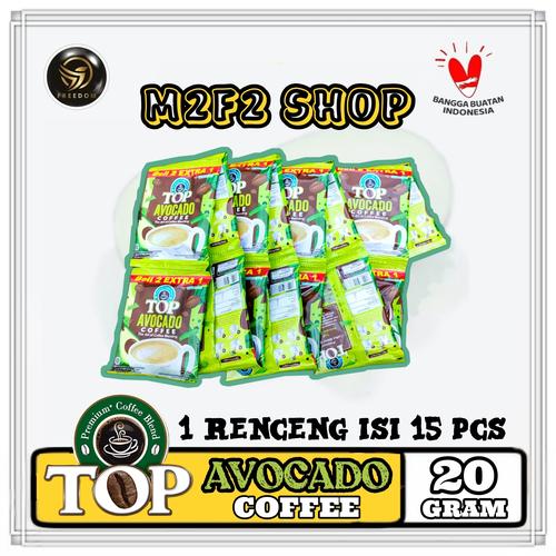 Jual TOP Avocado Coffee Kopi Alpukat Sachet 20 gr (Harga Renceng