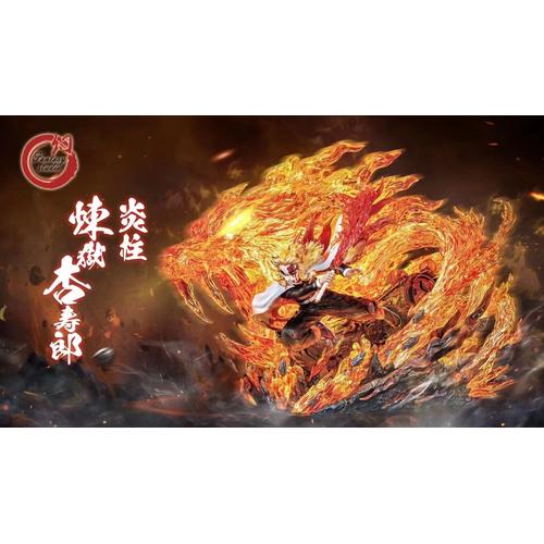 Jual Fantasy Studio Kyojuro Rengoku Demon Slayer FIGURE STATUE GK RESIN ...