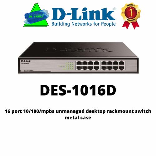 Jual DLink DES1016C / DES1016C/D Switch Hub 16 Port Metal Casing
