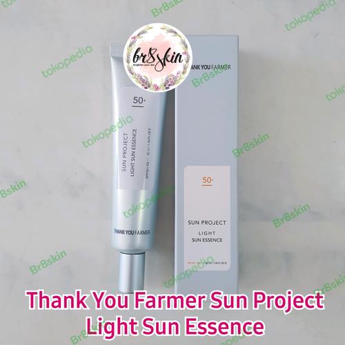 Jual THANK YOU FARMER Sun Project Light Sun Essence SPF 50+PA+++ 40ml