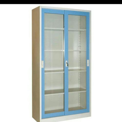 Jual KRISBOW FILE 4 SHELF GLASS SLIDING BLUE KW1700198