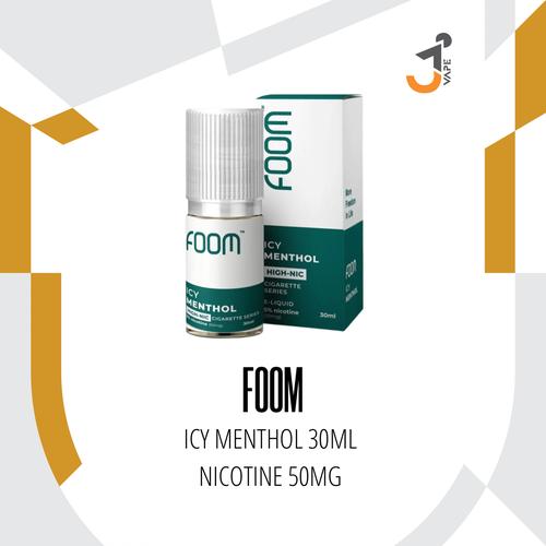 Jual FOOM ICY MENTHOL HIGH NIC SALTNIC 30ML 50MG BY FOOM LABS Kota Surabaya Jvape Surabaya