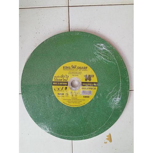 Jual Batu Gerinda Potong WD 14 inch Cutting Wheel King Sharp by KINIK ...