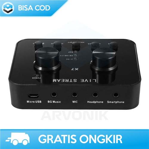 Promo MIXER AUDIO MINI EXTERNAL USB SOUNDCARD MUSIK LIVE BROADCAST TERBAIK Jakarta Barat