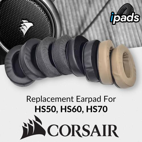 Earcup Earpad Ear Cushion Corsair HS50 HS60 HS70 HS 50 60 70 Busa Foam  Hybrid Cool Gel di Tokopedia