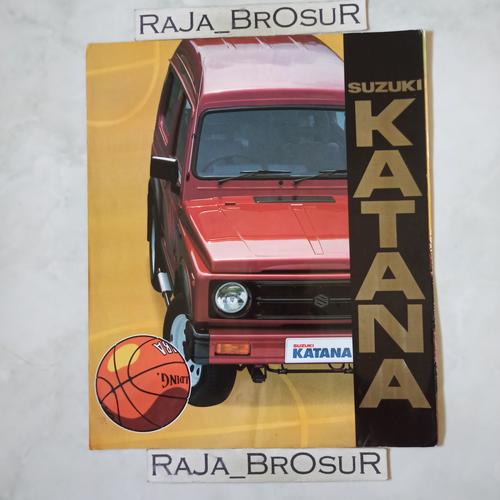 Jual Poster brosur katalog leaflet jadul lawas Suzuki Katana GX/DX 1994