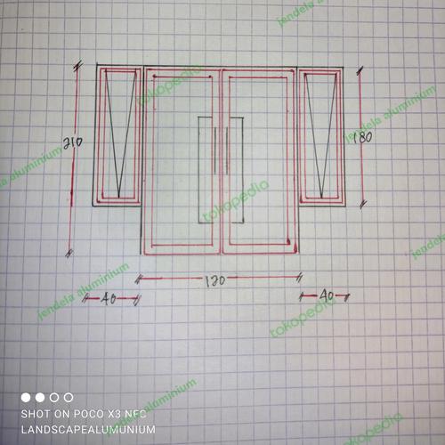 Jual custom pintu dan jendela, ukuran dan desain sesuai gambar. - Kota