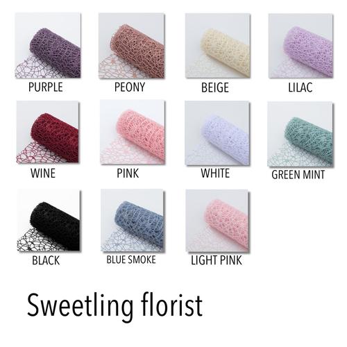 Jual Flower Wrapping Paper Jaring Spider Korea / Polynet Spider Mesh ...