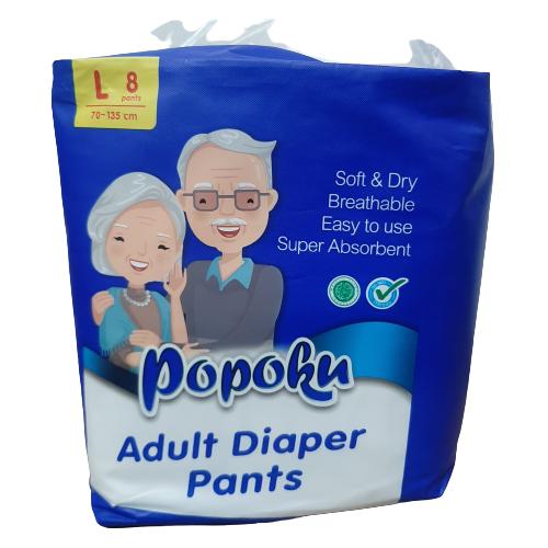 Jual POPOKU ADULT DIAPER PANTS L-8. - Kota Surabaya - Bilka Supermarket ...