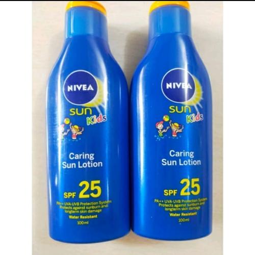 Gambar Nivea Sun Kids Caring Sun Lotion Spf 25 spf25 / 100 ml 100ml dari HargaMurahBarangLengkap Kab. Tangerang Tokopedia