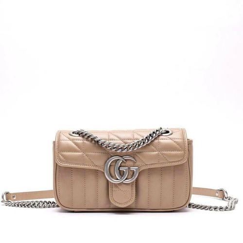Jual Gucci GG Marmont Flap Mini Shoulder Bag (Rose Beige) Kota