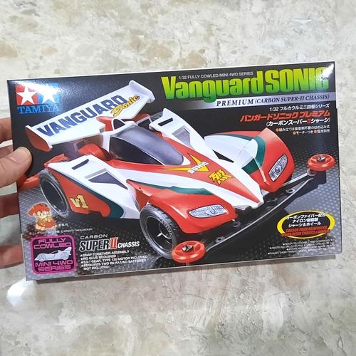Tamiya JR Vanguard Sonic Premium RC Car – Carbon Super-II Chassis Kit (Model 19435)